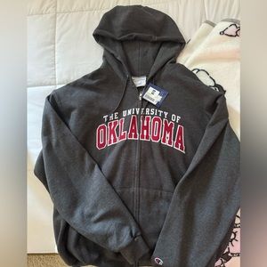 NWT University of Oklahoma Zipup Hoodie Jacket